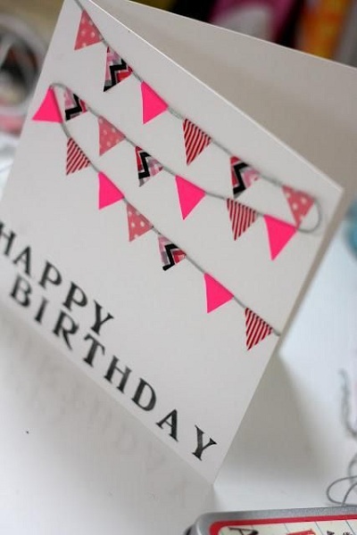 Handmade Birthday Cards Pink Lover