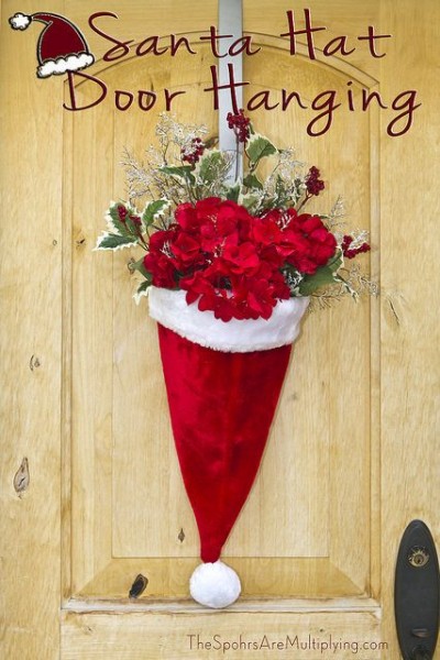 santa-hat-christmas-decoration-ideas