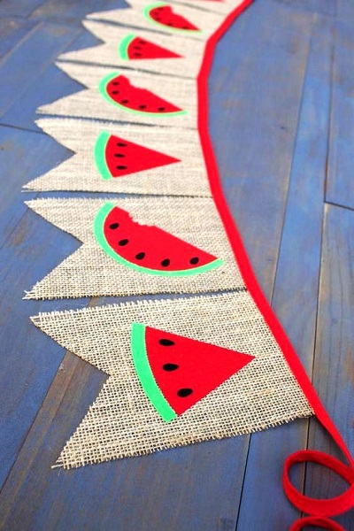 Watermelon Birthday Party banners