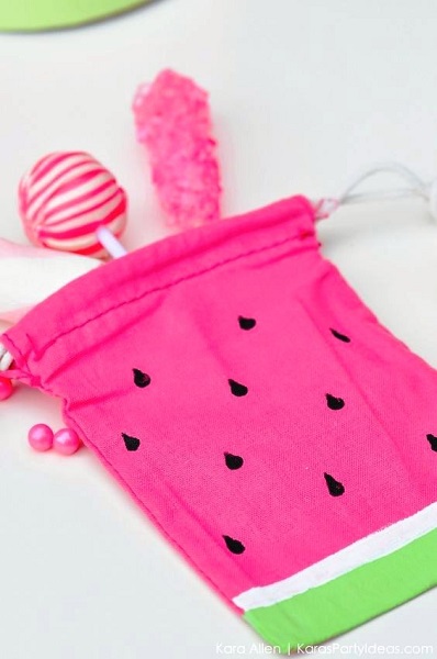 Watermelon Birthday Party bags