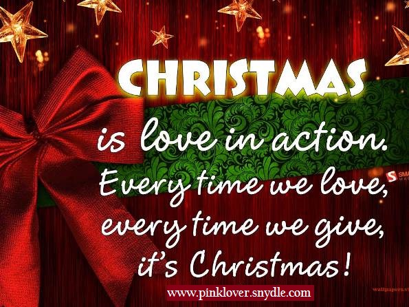 Give Love Christmas Quotes