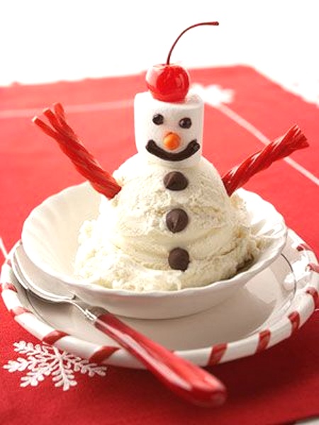 Ice Cream Dessert For Christmas - Christmas nougat ice-cream pudding ...