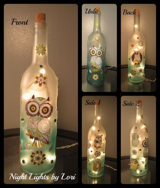 60 DIY Glass Bottle Craft Ideas for a Stylish Home - Pink Lover