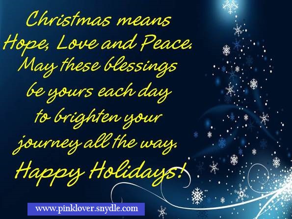 Christmas Quotes and Sayings 2016 – Pink Lover