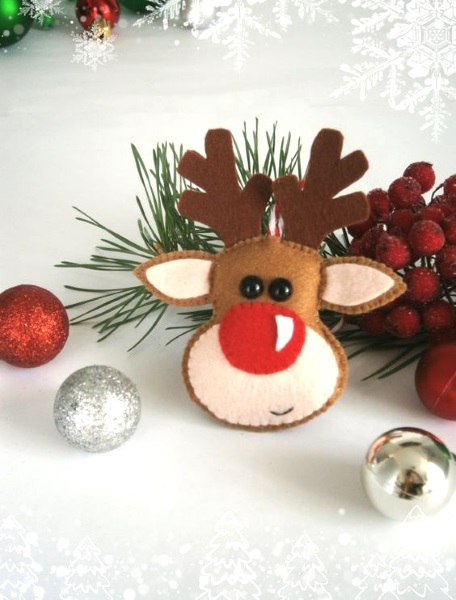 50 Christmas Reindeer Decorations to Make - Pink Lover