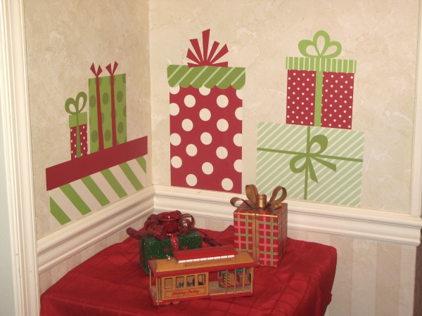 large christmas wall decor