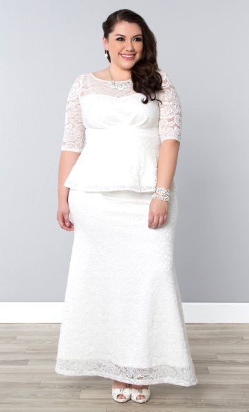 50 Beautiful Plus Size Wedding Gowns – Pink Lover