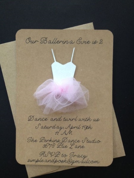 Ballerina Invitation Ideas 9