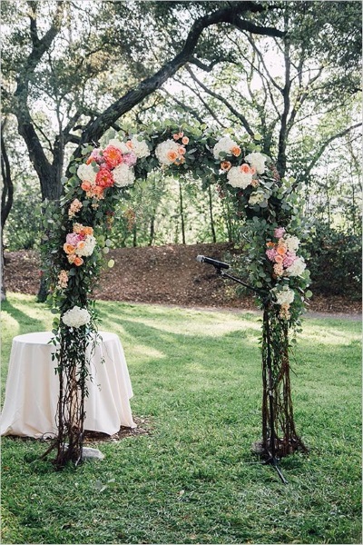 60 Best Garden Wedding Arch Decoration Ideas - Pink Lover