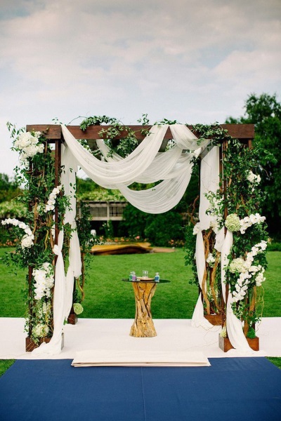 60 Best Garden Wedding Arch Decoration Ideas – Pink Lover