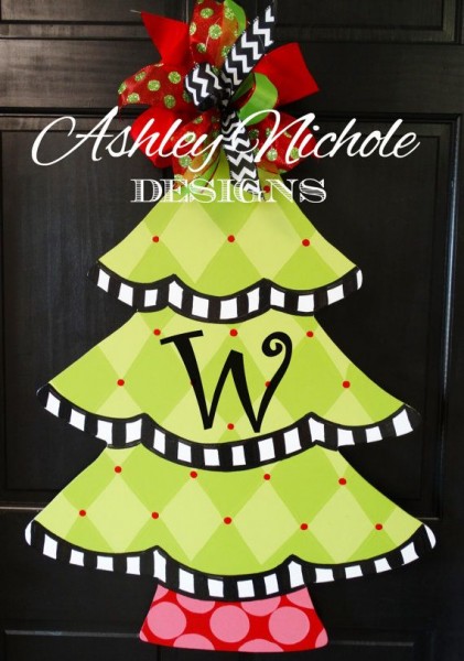 50 Christmas Door Decoration Ideas – Pink Lover