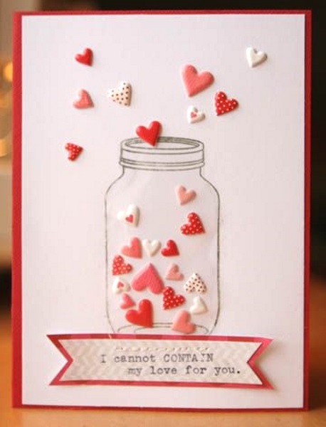 Adorable Valentines Day Handmade Card Ideas Pink Lover