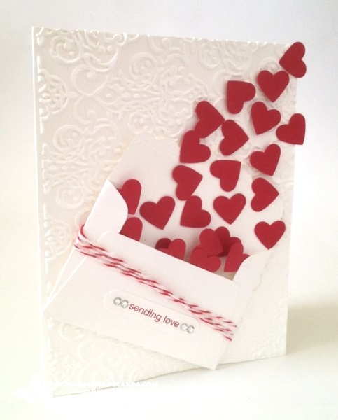 Adorable Valentines Day Handmade Card Ideas - Pink Lover