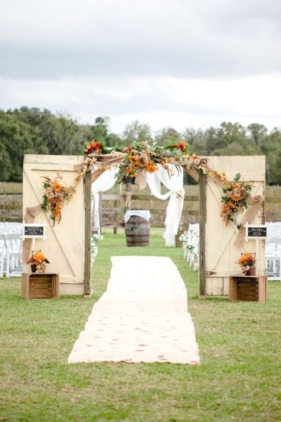 43 Best Outdoor Wedding Entrance Ideas – Pink Lover