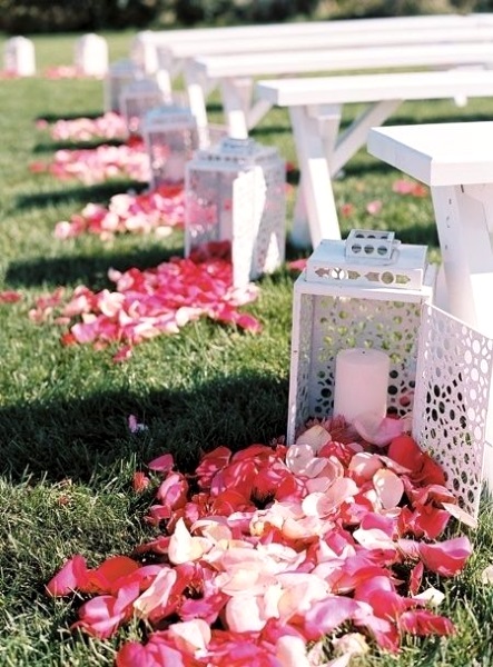 50 Best Garden Wedding Aisle Decorations – Pink Lover