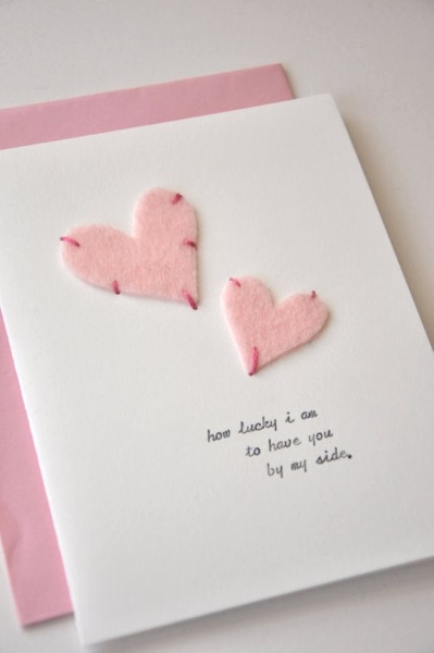 Adorable Valentines Day Handmade Card Ideas Pink Lover