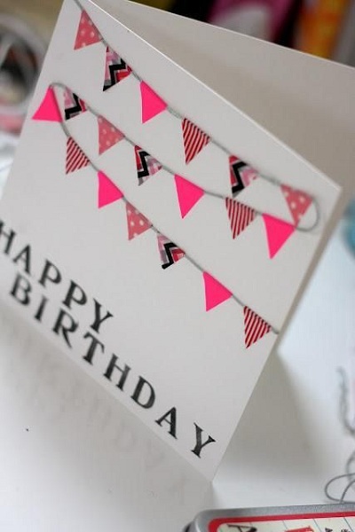 Handmade Birthday Cards - Pink Lover