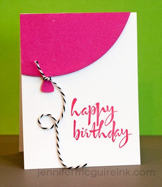 Handmade Birthday Cards Pink Lover