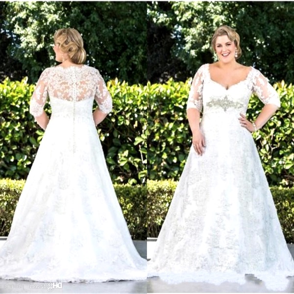 fat women in wedding dresses