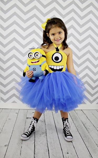 minion birthday outfit girl