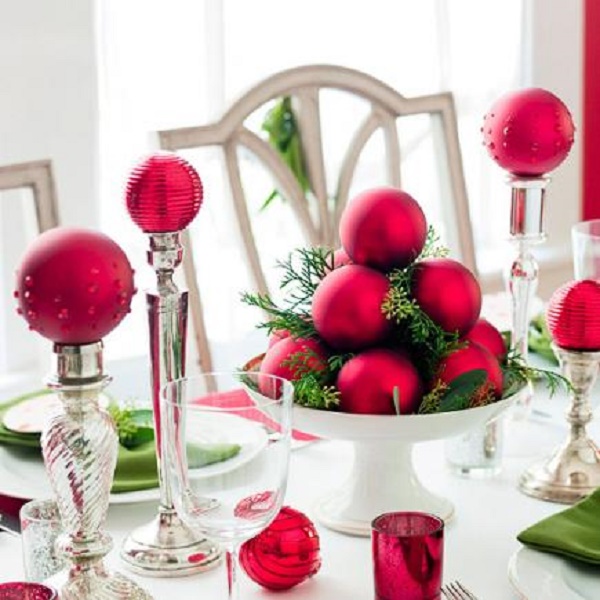 50 Most Beautiful Christmas Table Decorations – Pink Lover