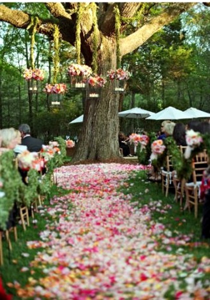 50 Best Garden Wedding Aisle Decorations Pink Lover 