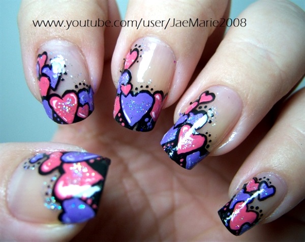 50 Best Valentines Day Nail Art Designs – Pink Lover