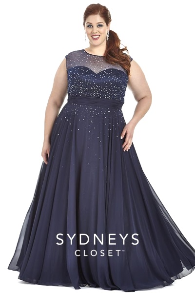 gown designs for plus size ladies