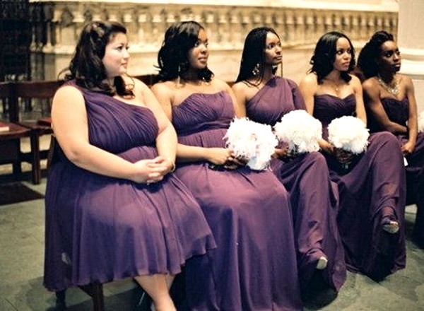 dress for chubby bridesmaid