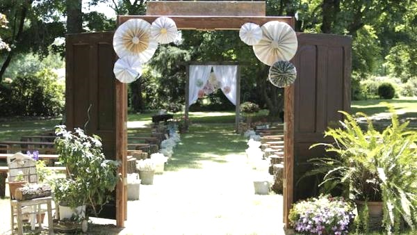 43 Best Outdoor Wedding Entrance Ideas Pink Lover