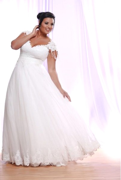 50 Beautiful Plus Size Wedding Gowns - Pink Lover