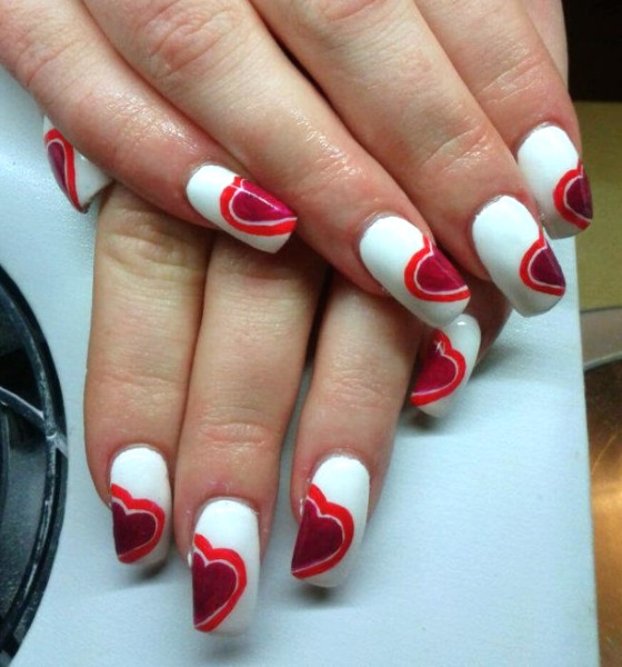 50 Best Valentines Day Nail Art Designs – Pink Lover