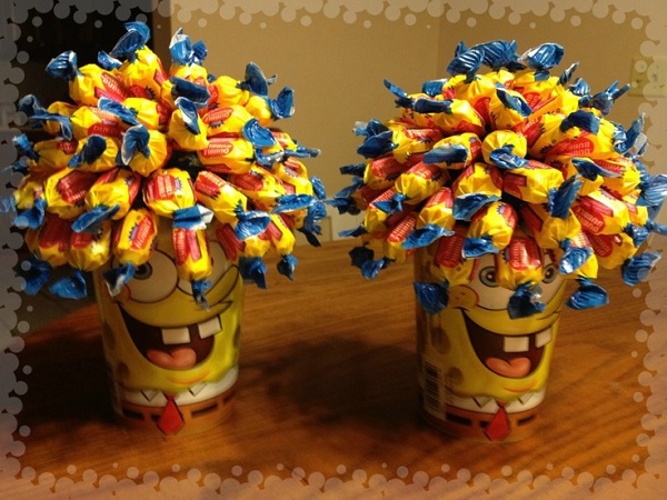 Spongebob squarepants birthday party decorations & SpongeBob table  decorations 