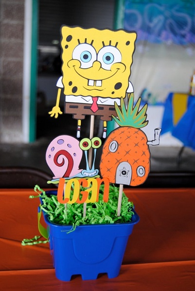 Spongebob Squarepants Birthday Party Ideas – Pink Lover