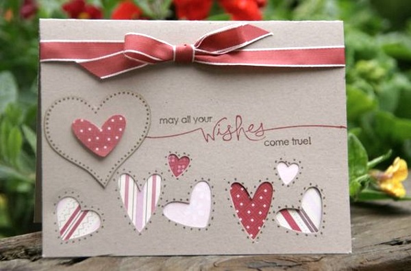 Adorable Valentines Day Handmade Card Ideas – Pink Lover