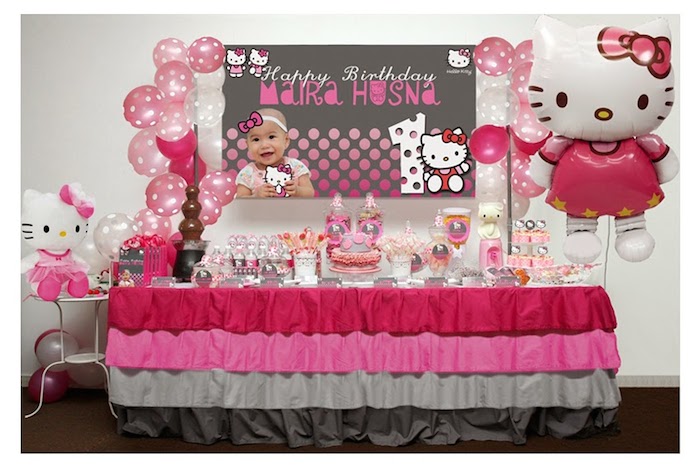 Hello Kitty Decorations  Hello  Kitty  Birthday Party Ideas Pink Lover