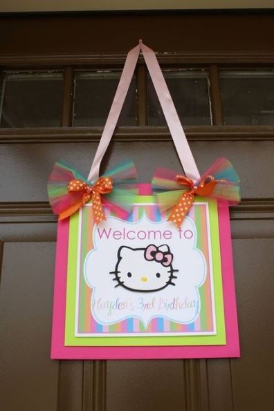 Hello Kitty Decorations  Hello  Kitty  Birthday Party Ideas Pink Lover