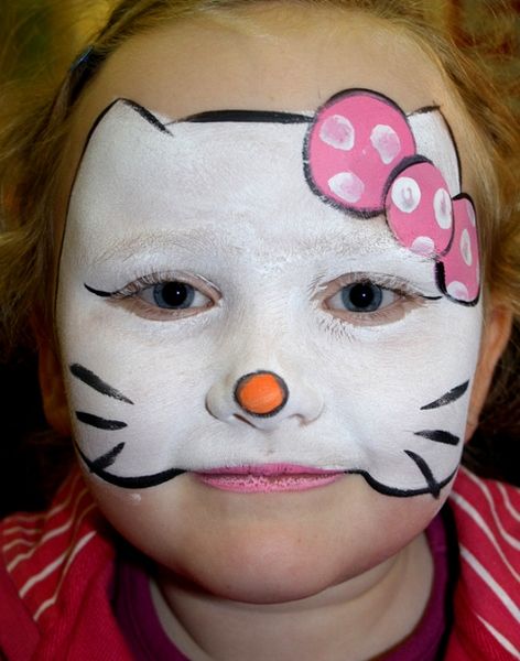 Hello Kitty Face Paint