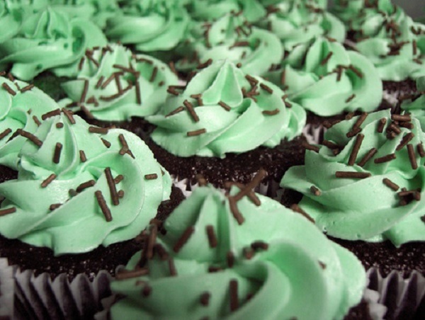 St. Patrick's Day cupcakes