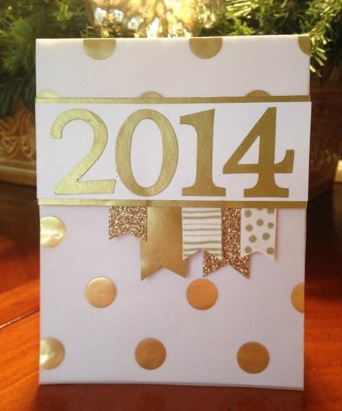 Handmade New Year Greeting Cards 2016 - Pink Lover