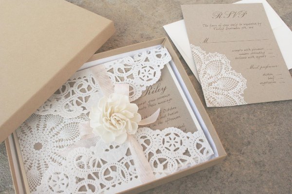 beautiful wedding invitation