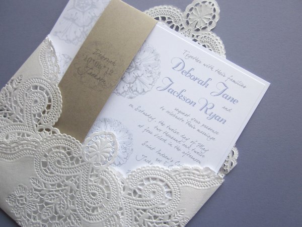 beautiful wedding invitation