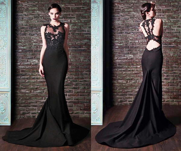 black wedding dresses 2017