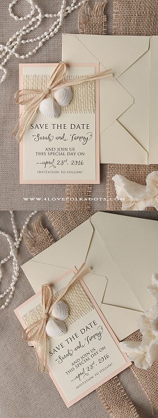 beautiful wedding invitation