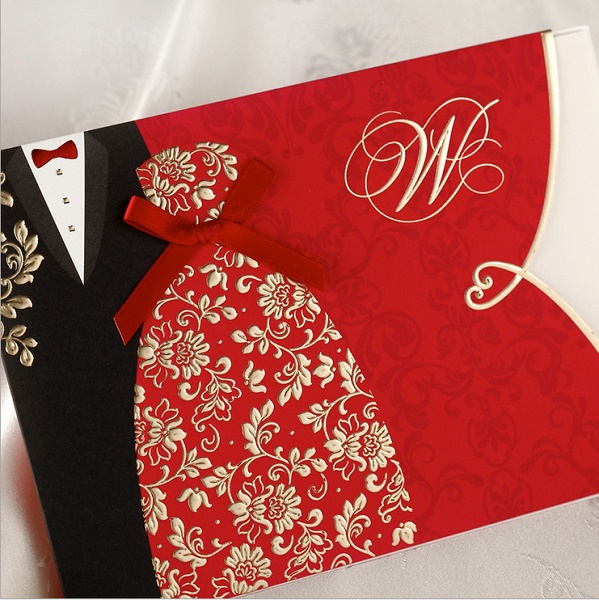 beautiful wedding invitation