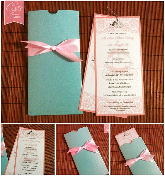 beautiful wedding invitation