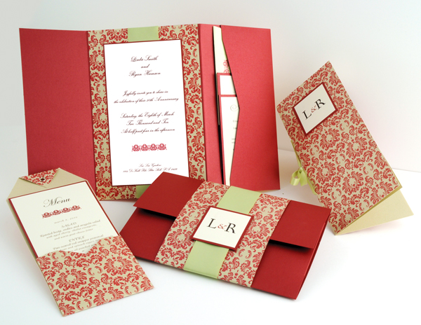 beautiful wedding invitation