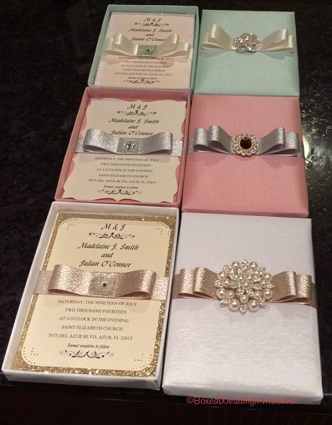 beautiful wedding invitation