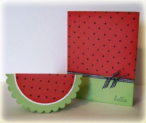 Watermelon Birthday Invitations