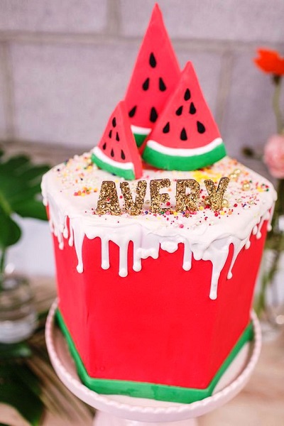 Watermelon Birthday Cake Ideas